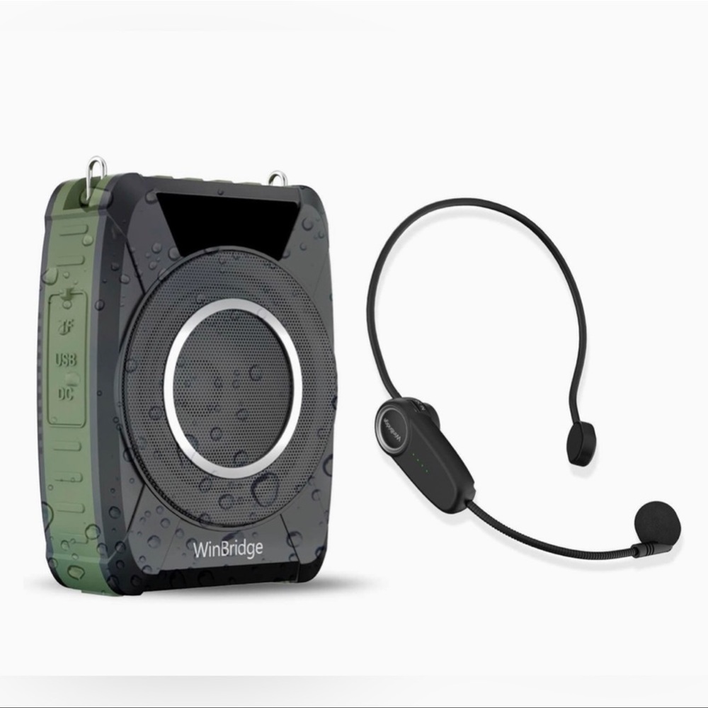 NWT WinBridge M801 20W Wireless Voice Amplifier Headset Mic Bluetooth